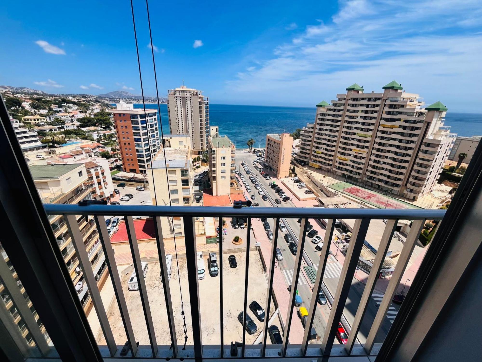 Calpe Apartamento Con Vistas Al Mar Impresionantes A 5 Min De La Playa Aire Wifi Parking Comunitario Esterno foto