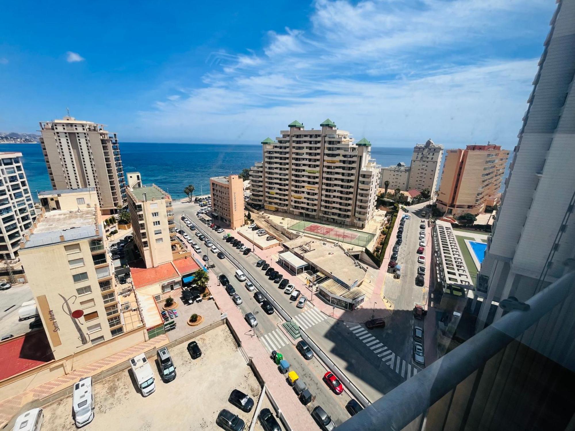 Calpe Apartamento Con Vistas Al Mar Impresionantes A 5 Min De La Playa Aire Wifi Parking Comunitario Esterno foto