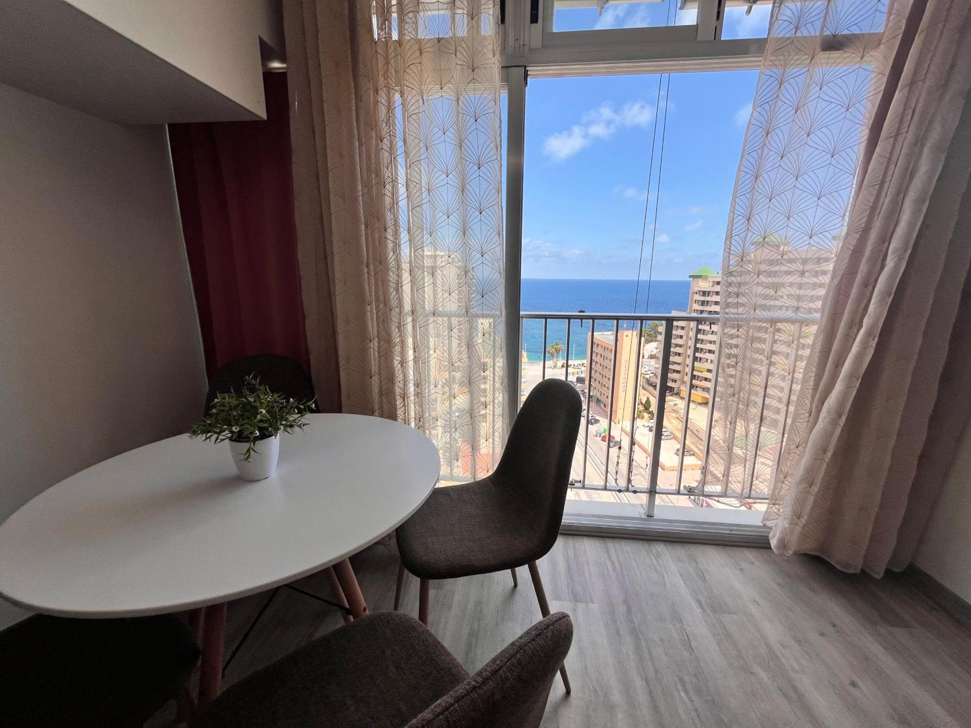 Calpe Apartamento Con Vistas Al Mar Impresionantes A 5 Min De La Playa Aire Wifi Parking Comunitario Esterno foto